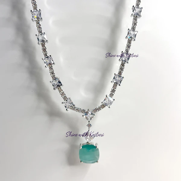 Lightweight AD Necklace with stones