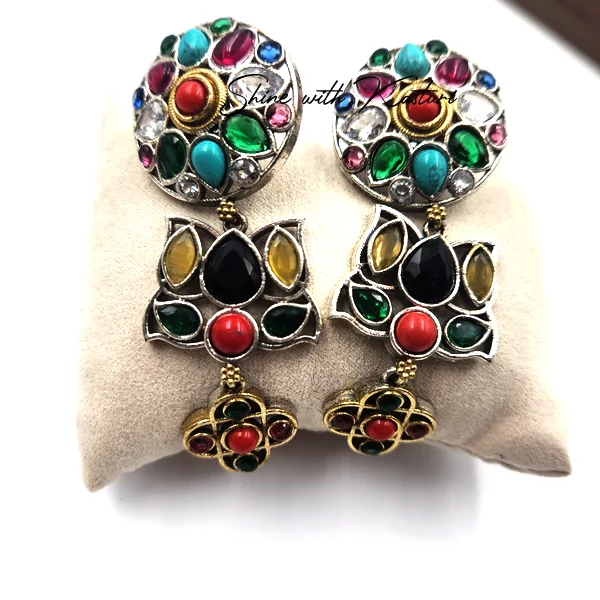 Unique Handcrafted Jaipur Hasli, Multi - Image 3