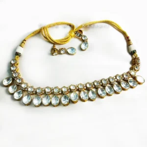 Classic Layered Necklace with Polkis