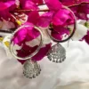 Beena Chaandbali Earrings with CZ & Stone