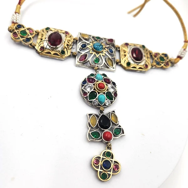 Unique Handcrafted Jaipur Hasli, Multi - Image 2