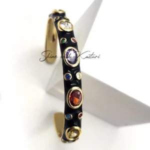 Luxury Crystals Bangle, White