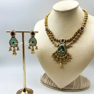 Alternative view of Grace Double-Layered Heritage Necklace Set