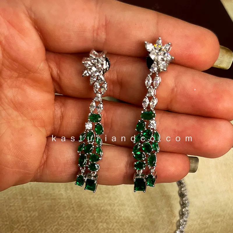 Joyelle Special Ocassion Necklace, Green - Image 3