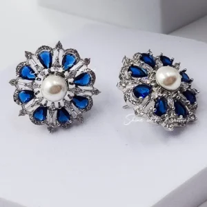 Alternative view of Pearls & Cubic Zirconia Layered Necklace