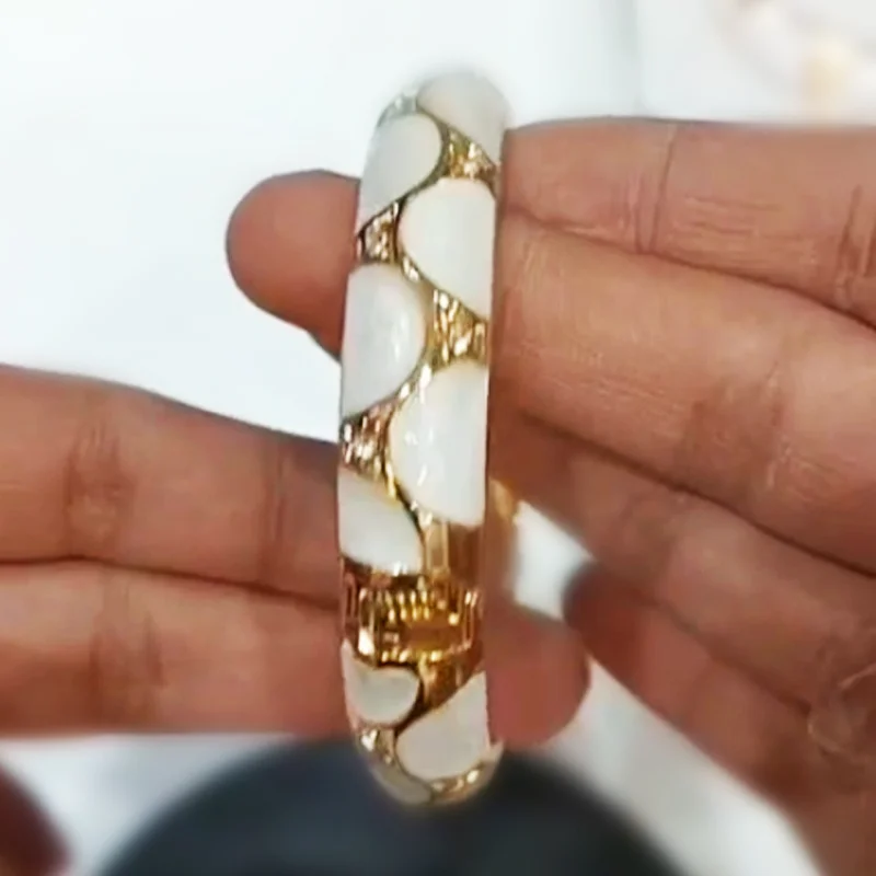 Morning Star Enamel Bangle