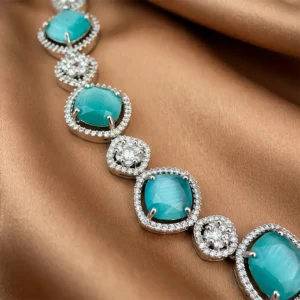Alternative view of Jane Choker style CZ Necklace