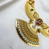 Aarohi Antique Gold Necklace Set