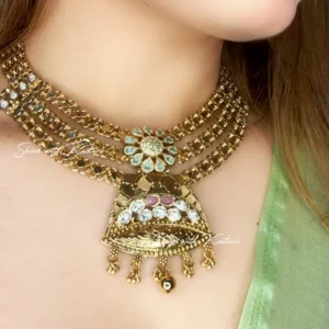 Multi-Layered Kundan Choker Set