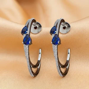 Mila Designer CZ Hoops