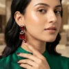 Crystal Stone Statement Earrings