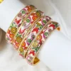 Floral Meenakari Handcrafted Bangles
