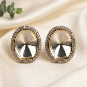 Buy Large Kundan Studs Earrings
