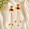 Buy Long Kashmiri Stone Jhumka
