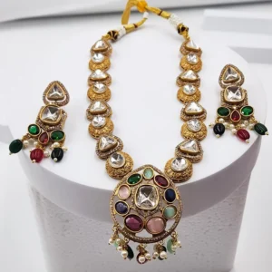 Buy Long Kundan Necklace Online