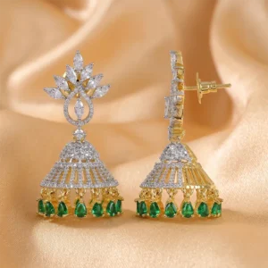 Beena Chandbaali Statement CZ Jhumkis
