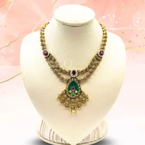 Grace Double-Layered Heritage Necklace Set - Image 3