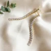 Gold Tennis Earrings for Women