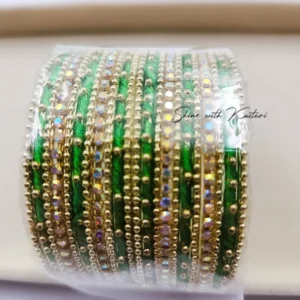 Indian Glitter Bangles for Festival Wear