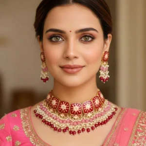 Indian festive garba jewelery