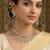 Kundan gold plated necklace