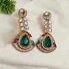 Navratna Kundan Statement Earrings