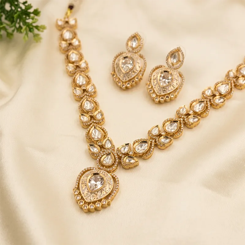 Teardrop Bridal Necklace Set