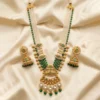 Shop Regal Emerald Beads Long Necklace