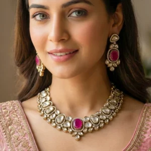 Royale Polki Necklace Set