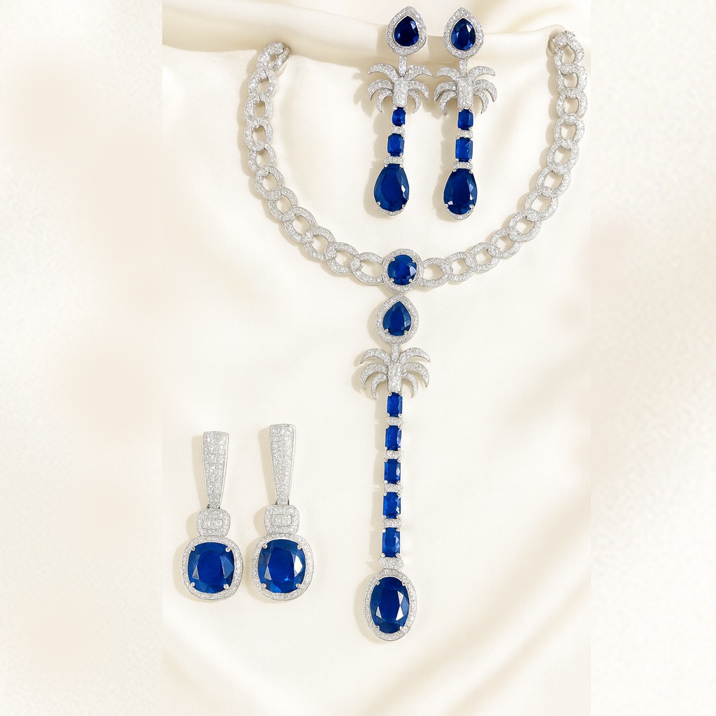Buy Online -Trendy Blue, Sapphire artificial jewelry