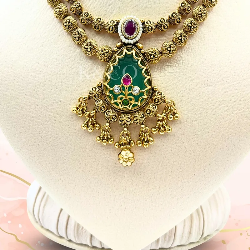 Grace Double-Layered Heritage Necklace Set - Image 2