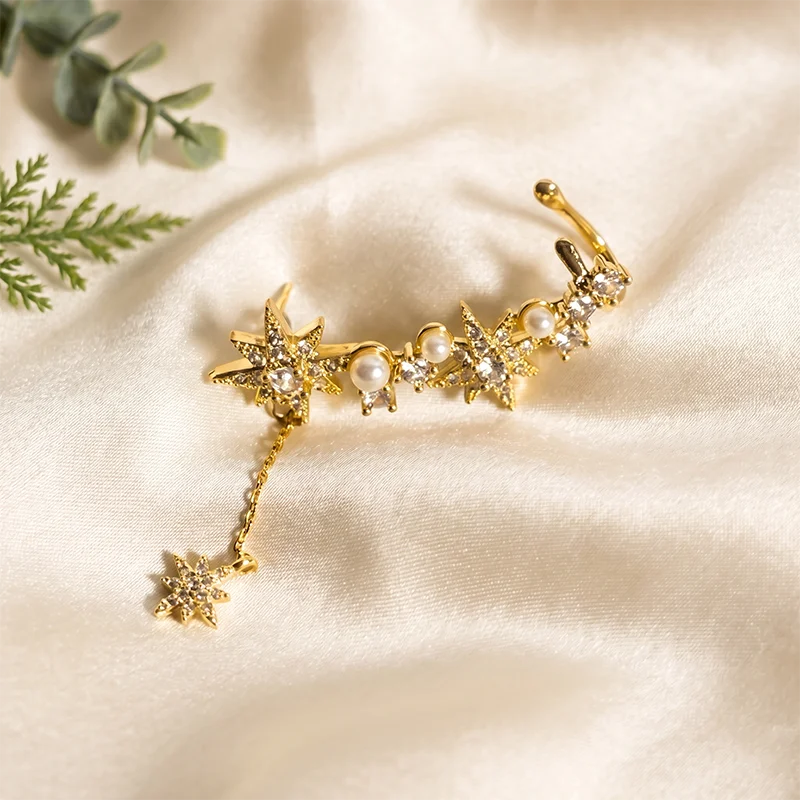 Starlight Drift Climbers(Ear cuff, right)