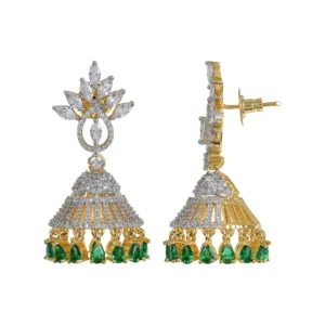 Chandbaali Statement CZ Jhumkis