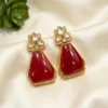Kundan Stone Indian Statement Earrings