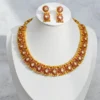 Lakshmi-Inspired Kundan Necklace Set