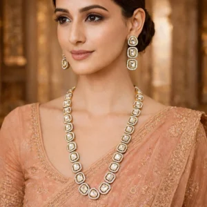 Long Kundan Classic Necklace