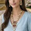 Sabyasachi Inspired Long Pendant Necklace Online