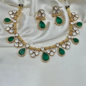 Shop Premium Polki Necklace Set
