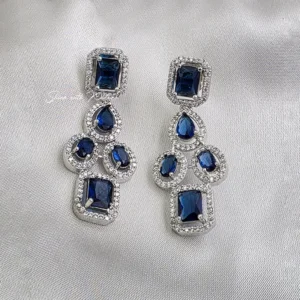 Alternative view of Royal Layered Statement Necklace, Blue