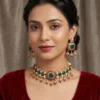 Kundan Polki Choker Necklace Set