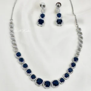Shaya American Diamond Choker Necklace with stones