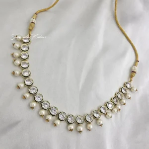Royal Pearl Drop Kundan Necklace