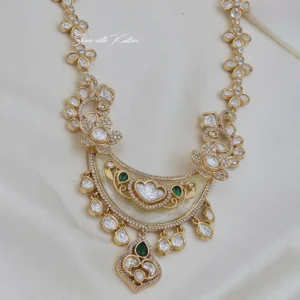 Alternative view of Sofia Royal Polki Mother of Pearl Pendant Necklace