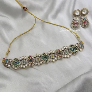 Alternative view of Heritage Sabyasachi Inspired Necklaces Set