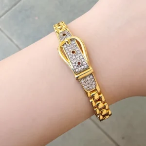 Alternative view of Stella Gold-Plated Stylish Bangle