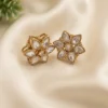 Kundan Floral Stud Earrings Online