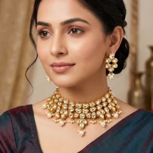 Royal Kundan Layered Statement Choker