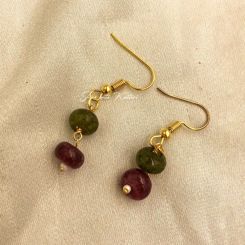 Gemstone Beaded Layered Necklace - Image 4