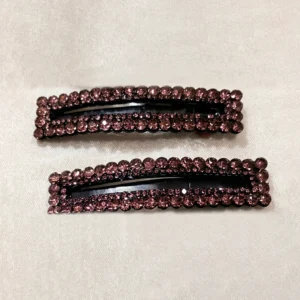 Alternative view of Stylish Embellished Hair Clips for Women