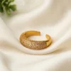 Adjustable Sparkling Gold Ring Online